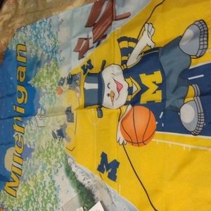 Michigan Wolverines March madness flag